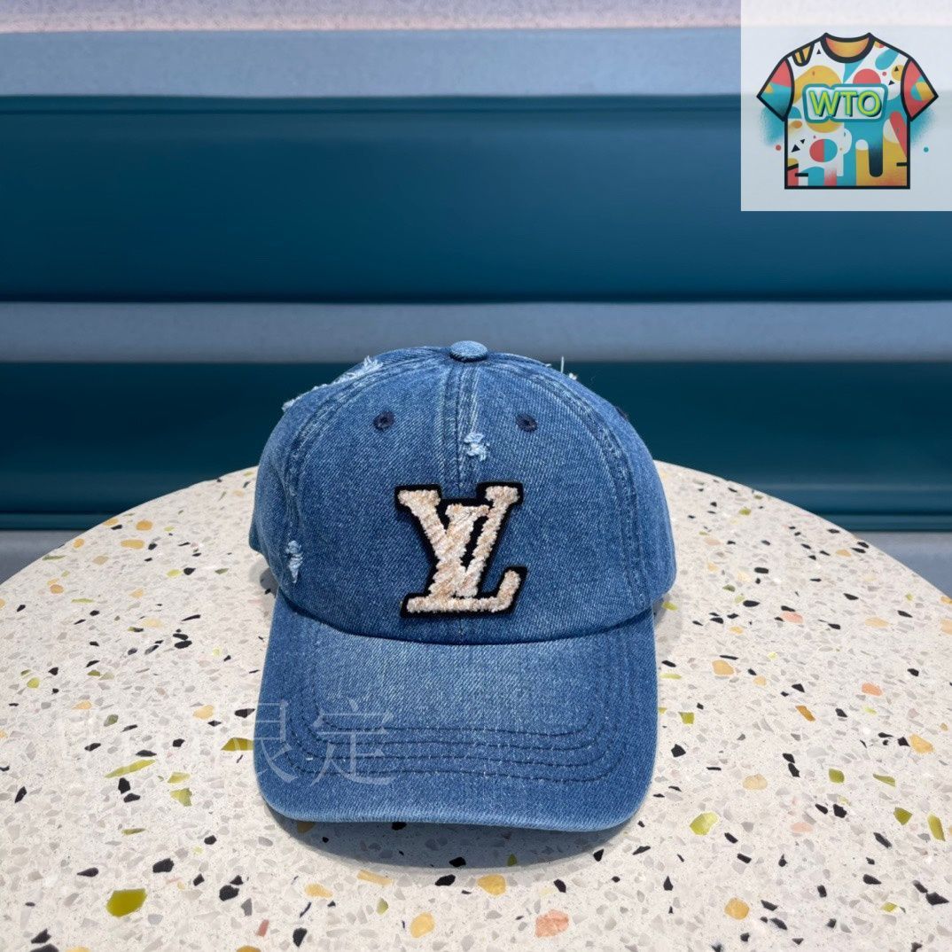 Louis Vuitton デニム柄 ベースボールキャップ 今日特価】LV 新作 デニム 刺繍 ベースボールキャップ - メルカリ