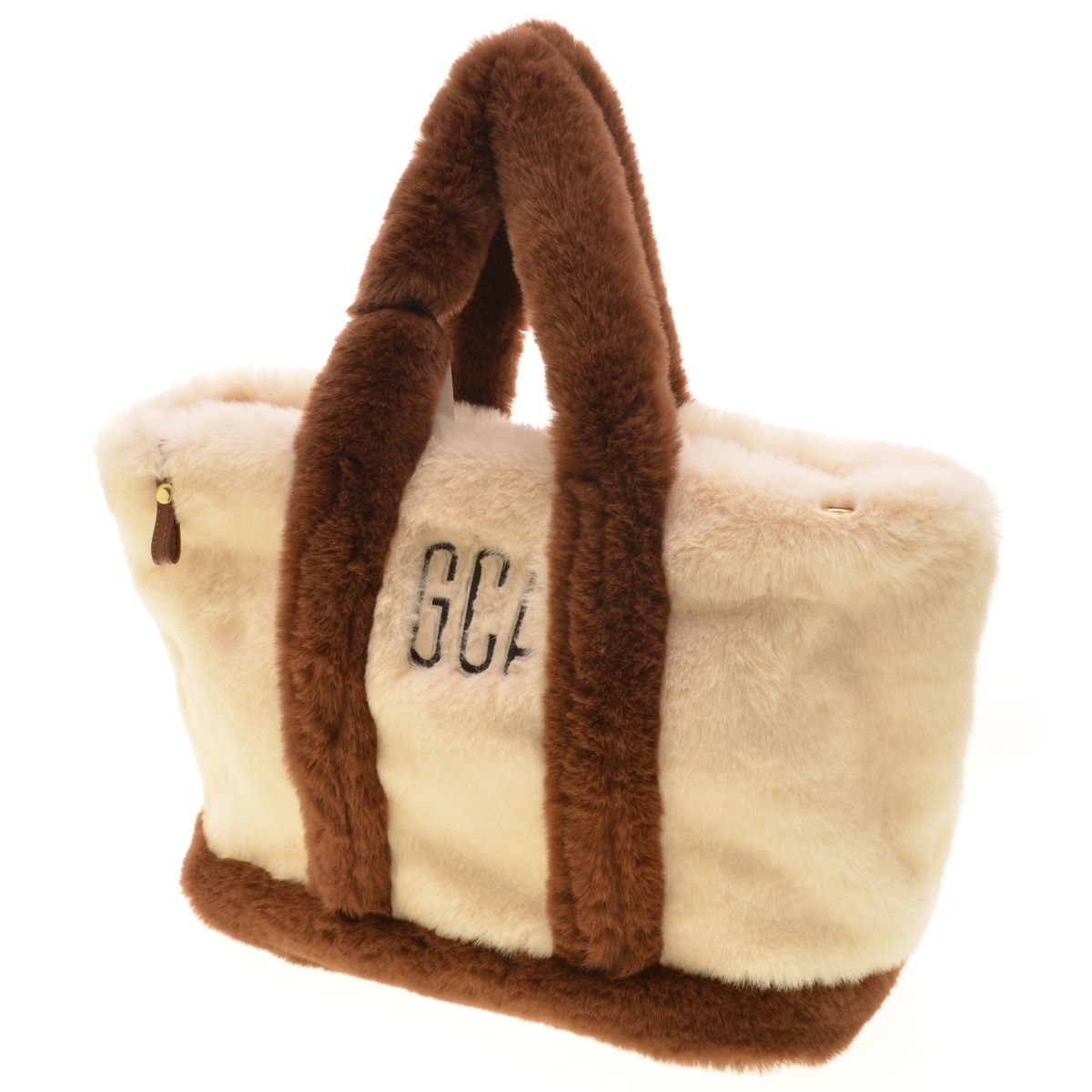GOOD GRIEF!】GCA EMB. FAUX FUR TOTE BAG
