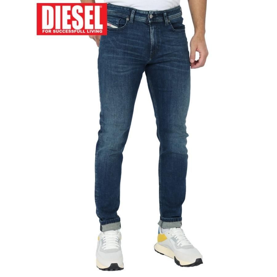 ディーゼル DIESEL ジーンズ デニム メンズ ブランド スリムスキニー ジッパーフライ ストレッチ ローウエストSLEENKER 09F38 -  メルカリ