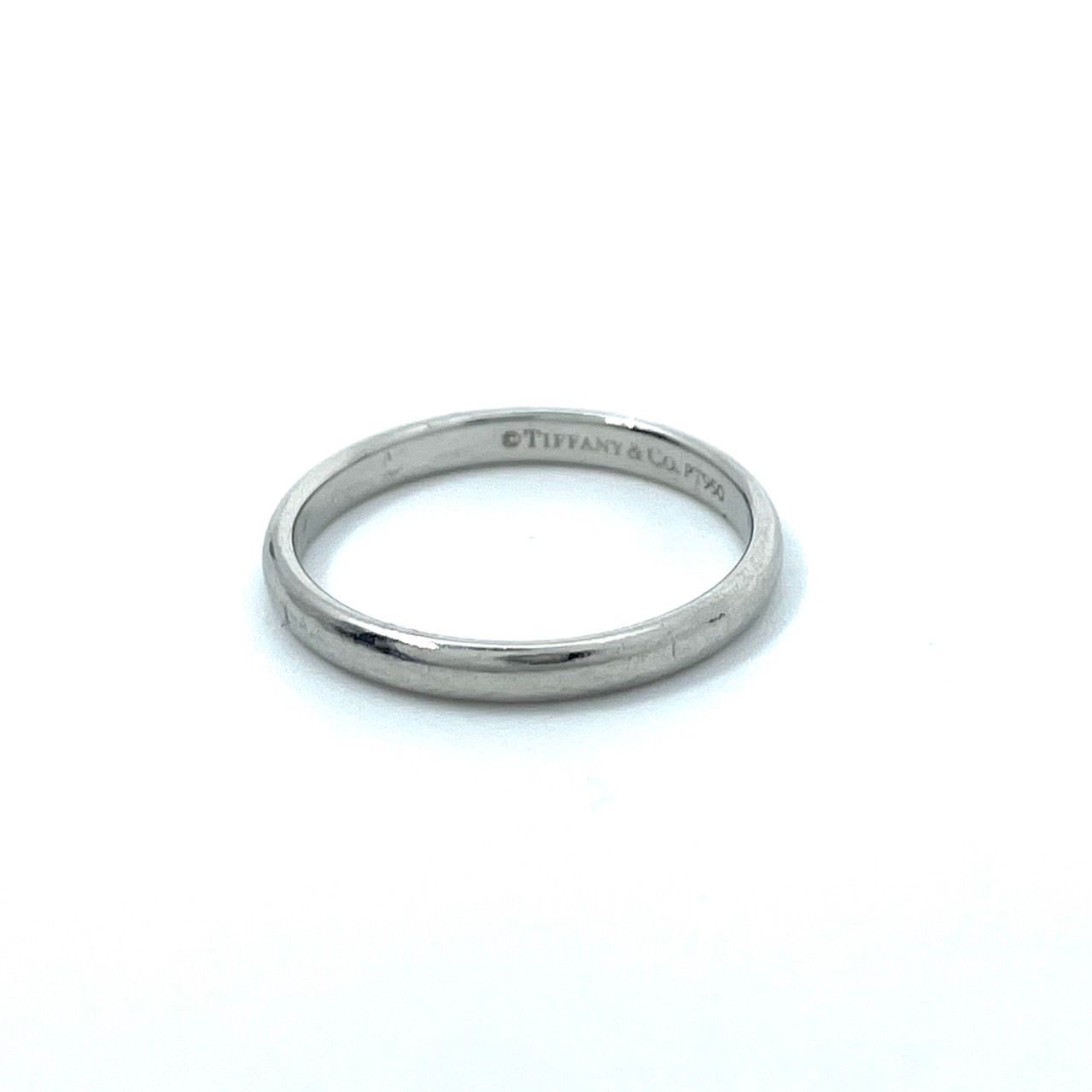 Tiffany & Co.　プラチナリング　6号　刻印あり 170822-1-0.jpg