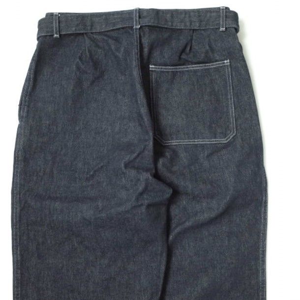 Graphpaper グラフペーパー 日本製 Colorfast Denim Belted Pants 