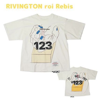 【RIVINGTON roi Rebis】 パッションTシャツ  ビンテージ  ホワイト/ ビンテージ ブラック