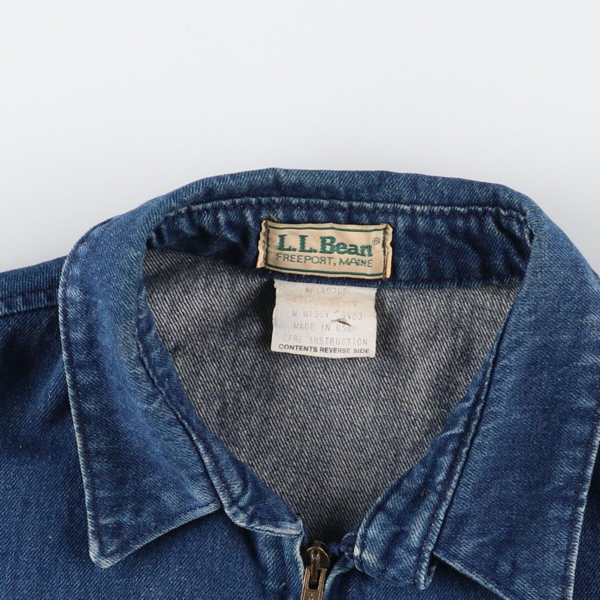 古着 80年代 エルエルビーン L.L.Bean デニムスイングトップ スポーツ 