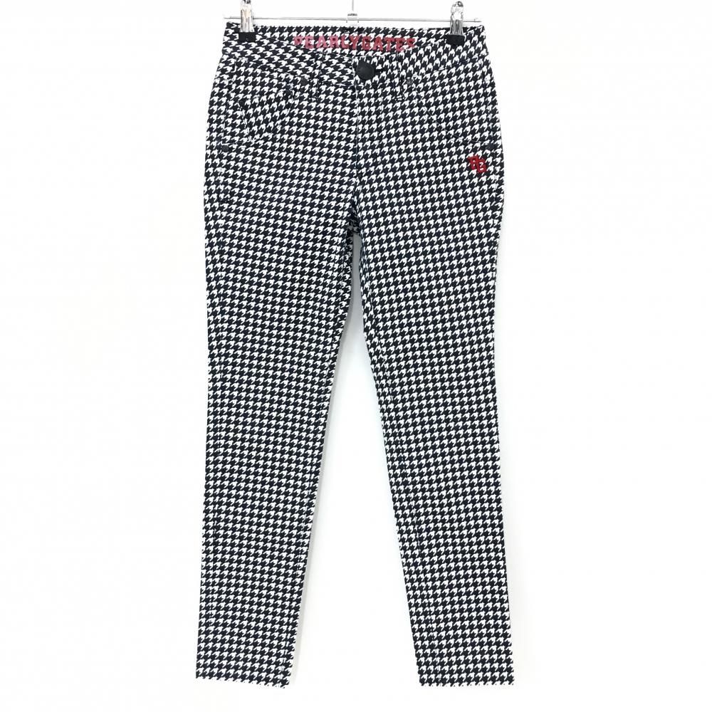 SALE価格パーリーゲイツ パンツ 黒×白 千鳥格子 ストレッチ SALE価格パーリーゲイツ パンツ 黒×白 千鳥格子 ストレッチ