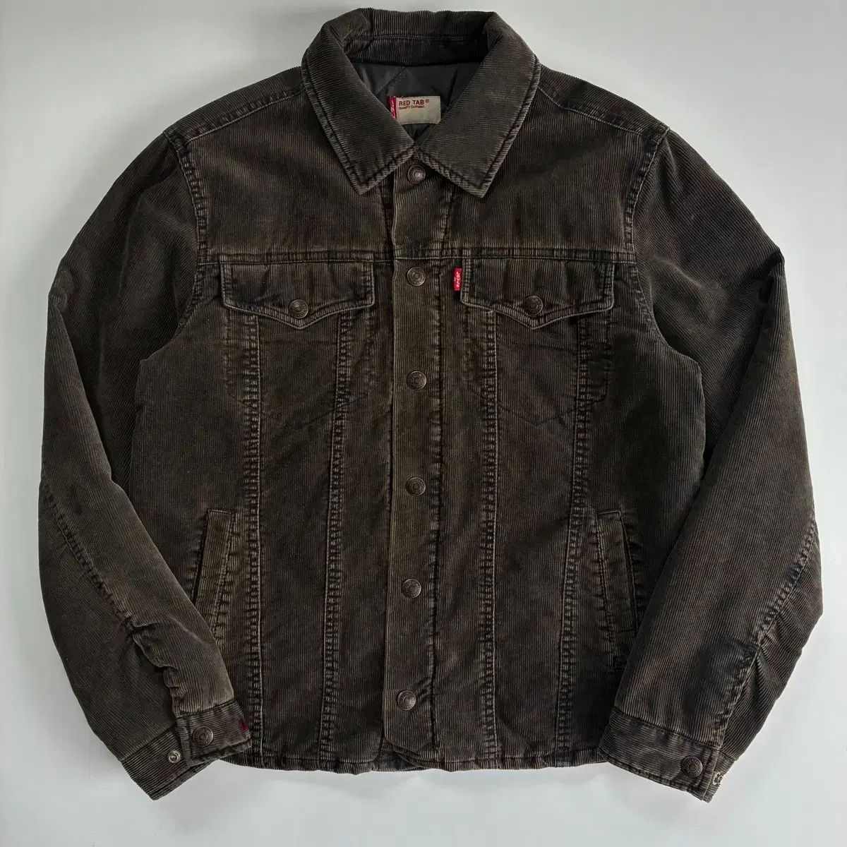 Levis LEVI S リーバイス 赤タブ 茶色 コーデュロイ トラッカー ジャケット