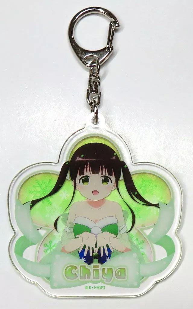 中古】キーホルダー 千夜 「ご注文はうさぎですか? BLOOM TSUTAYA POP