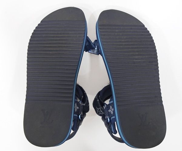 質コニシ】【LouisVuitton/ルイ・ヴィトン】サンダル パナマライン