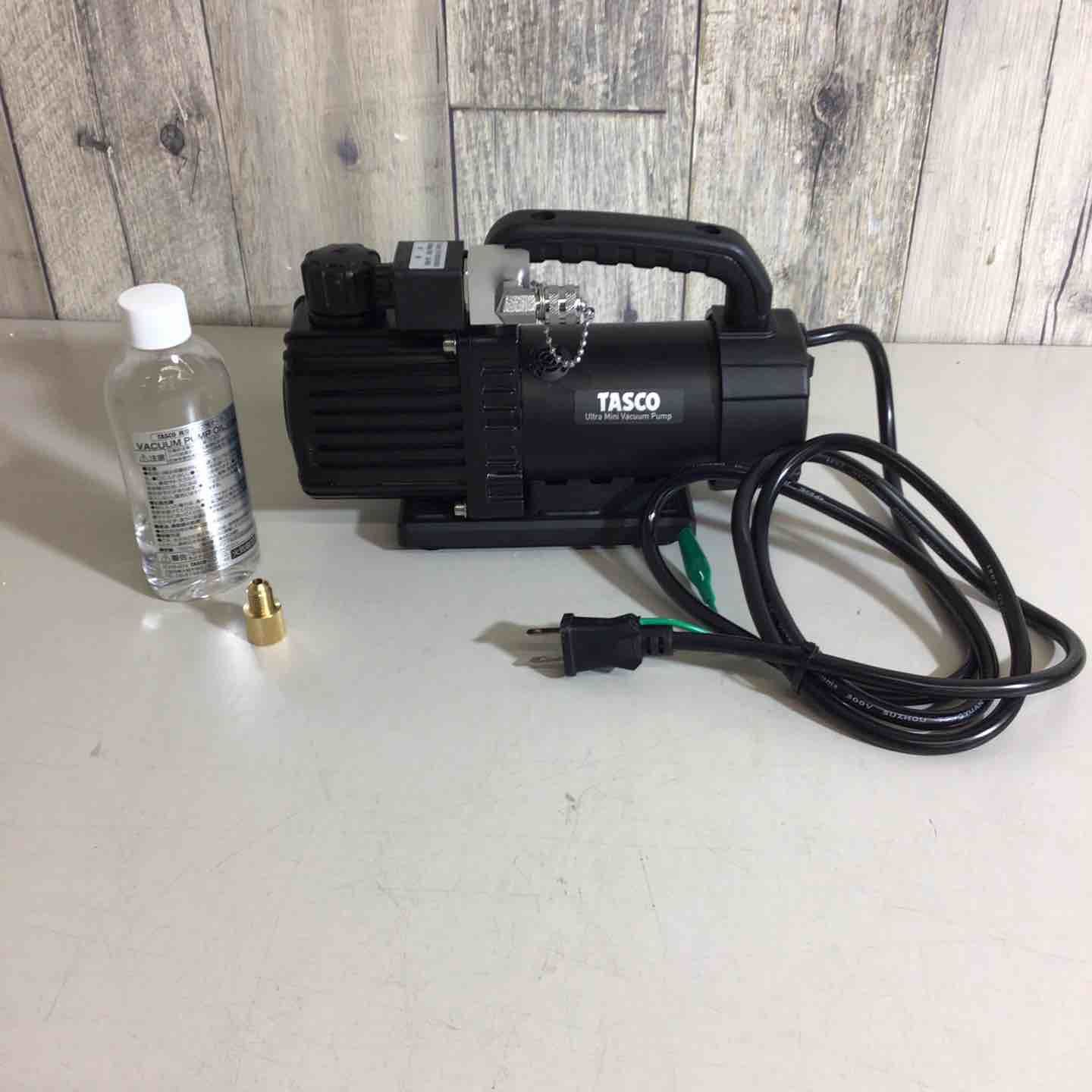 イチネンTASCO オイル逆流防止弁付ウルトラミニツーステージ真空ポンプ TA150SW 戸田店