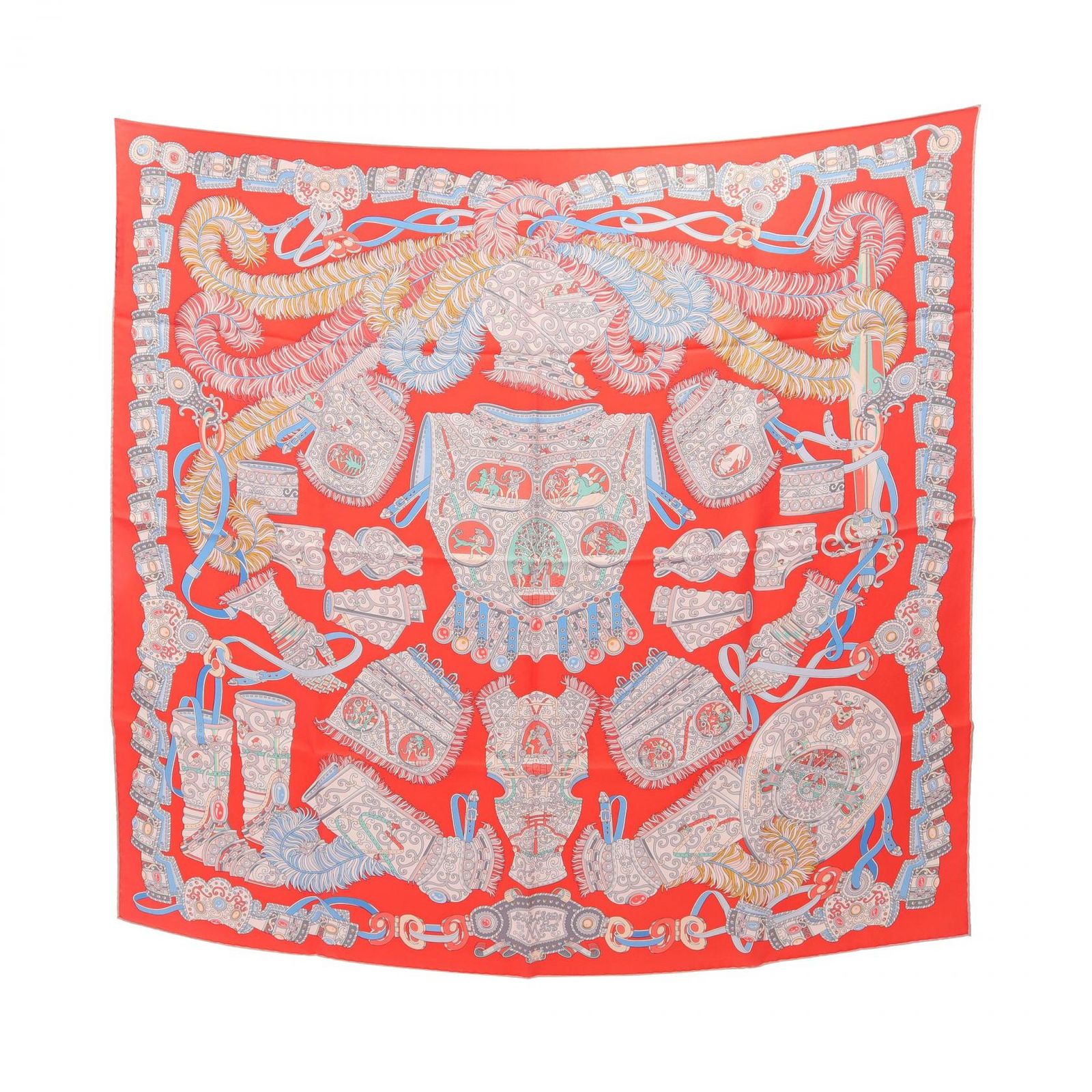 HERMES エルメス カレ90 SOUS LE GIDE DE MARS スカーフ