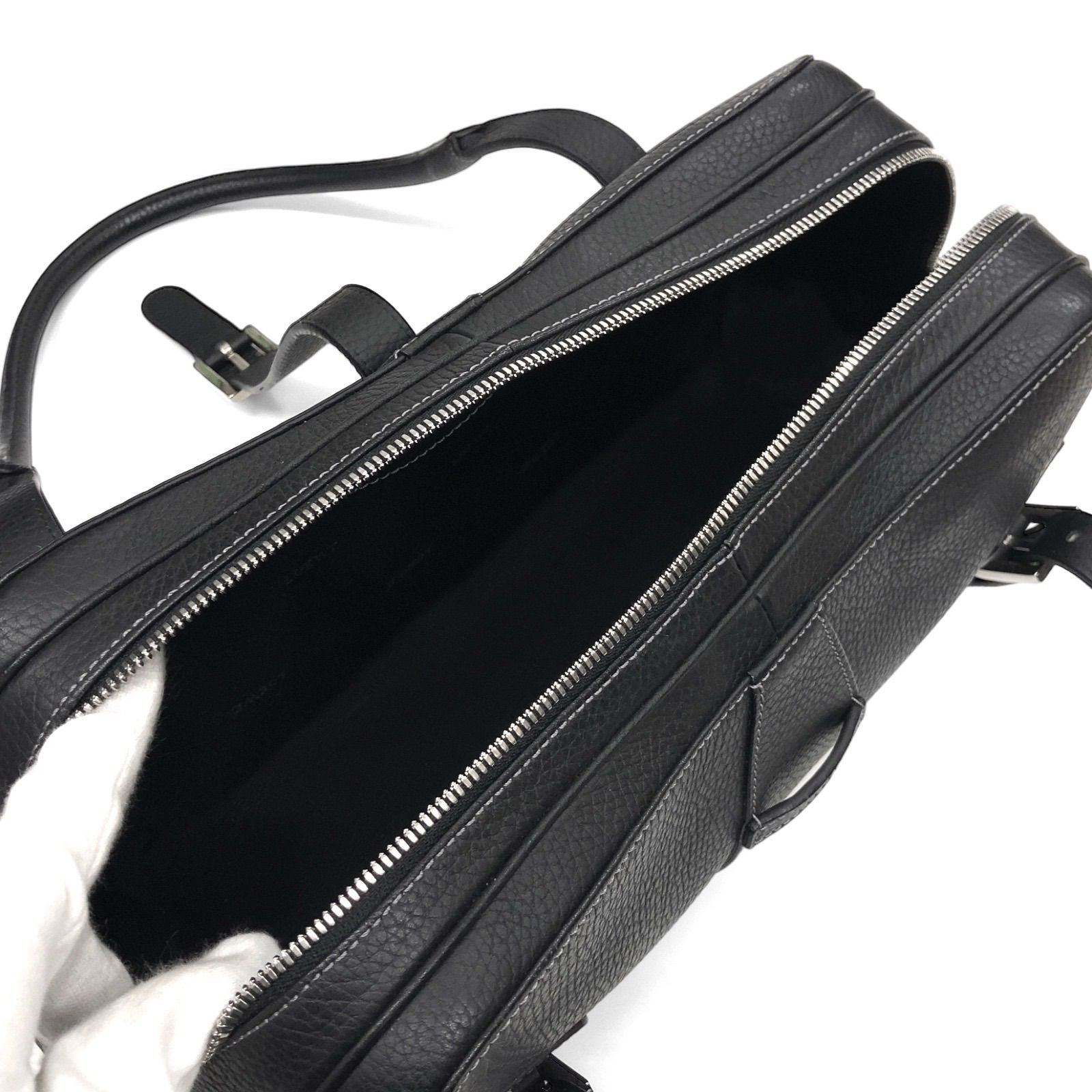 美品】LOEWE ロエベ BOLSO SENDA 4 NEGRO センダ ハンドバッグ 