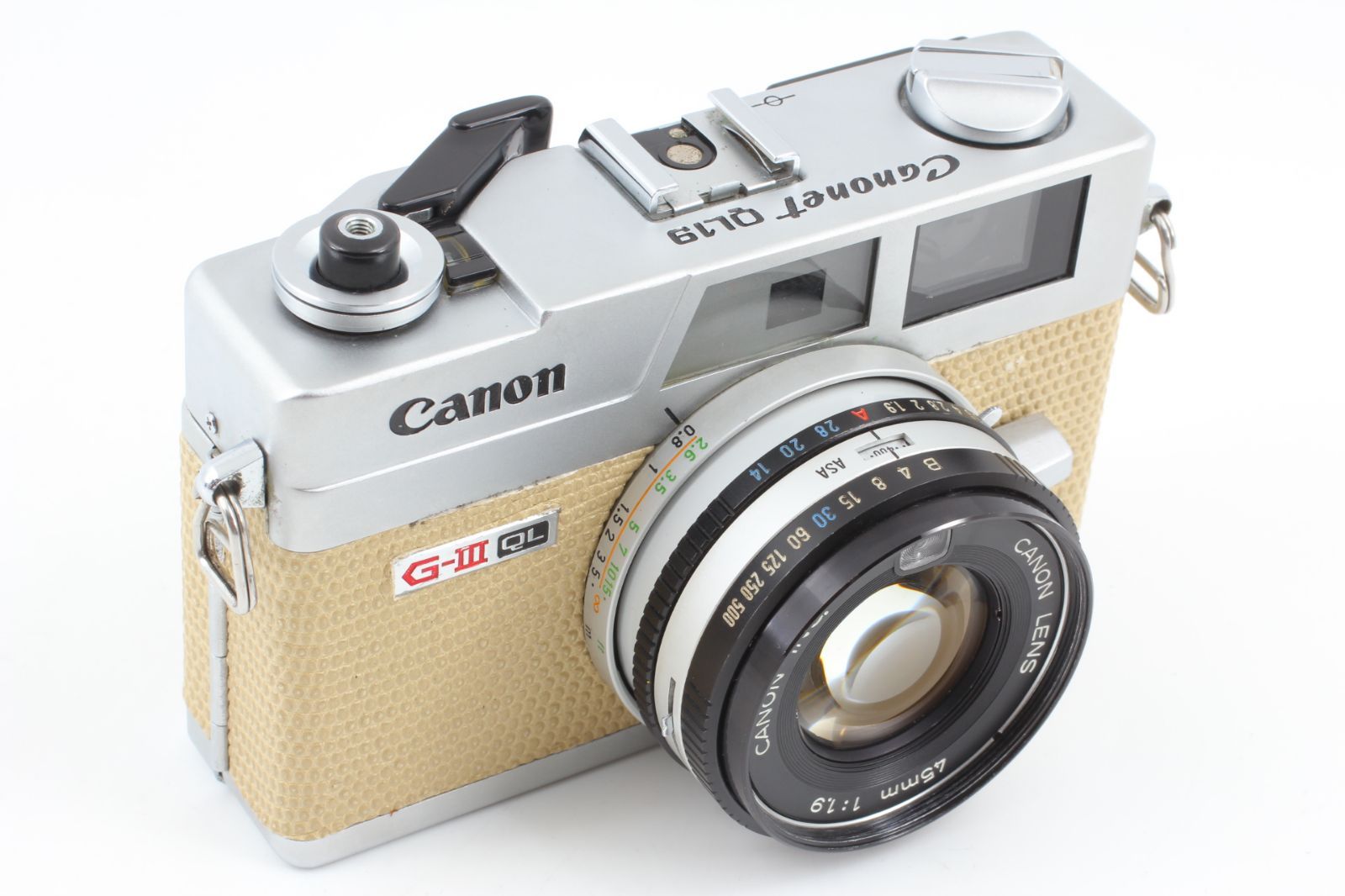 美品 Canon Canonet QL19 GIII Camera 露出計-OK 適当な価格 14535円