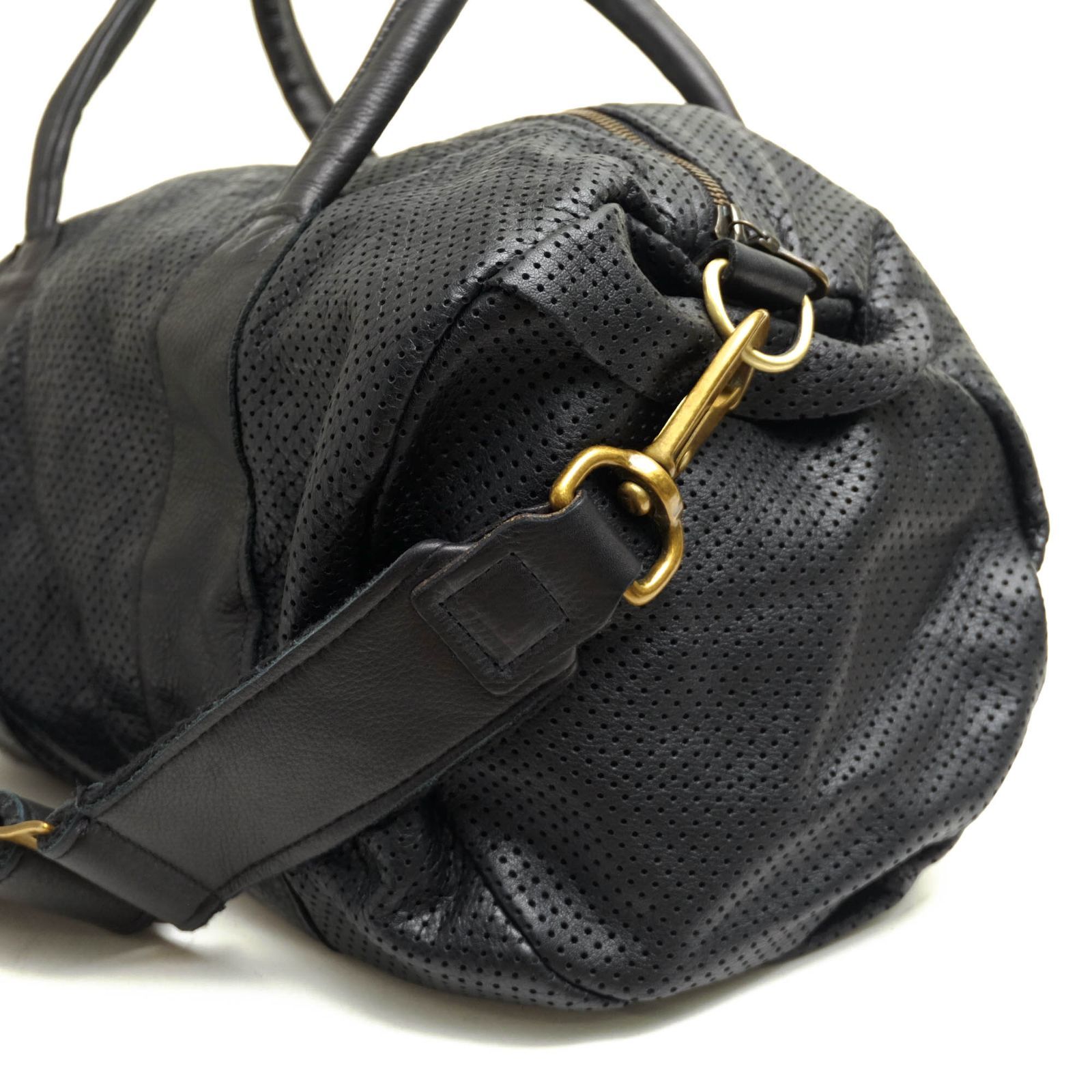 ジャスエムビー／Jas-M.B. バッグ ボストンバッグ 鞄 旅行鞄 メンズ 男性 男性用レザー 革 本革 ブラック 黒  SQUARE BARREL 2WAY ショルダーバッグ ヴィンテージ加工