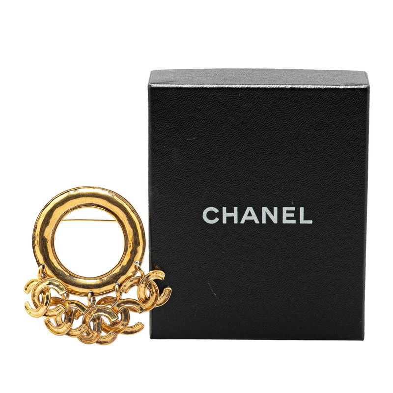シャネル ヴィンテージ ココマーク ゴールド メッキ レディース CHANEL  