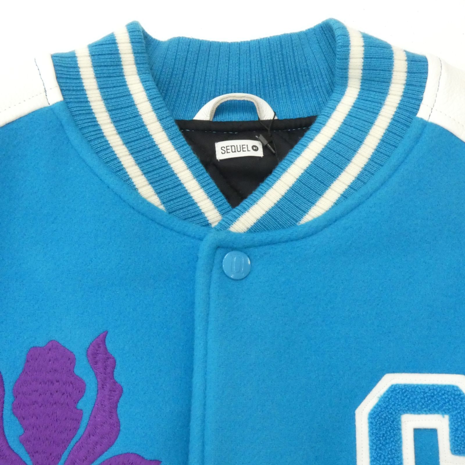 小牧店】SEQUEL シークエル 22AW VARSITY JACKET スタジャン SQ-22AW-JK-096 ブルー サイズ：XL  【I096-1010】 - メルカリ