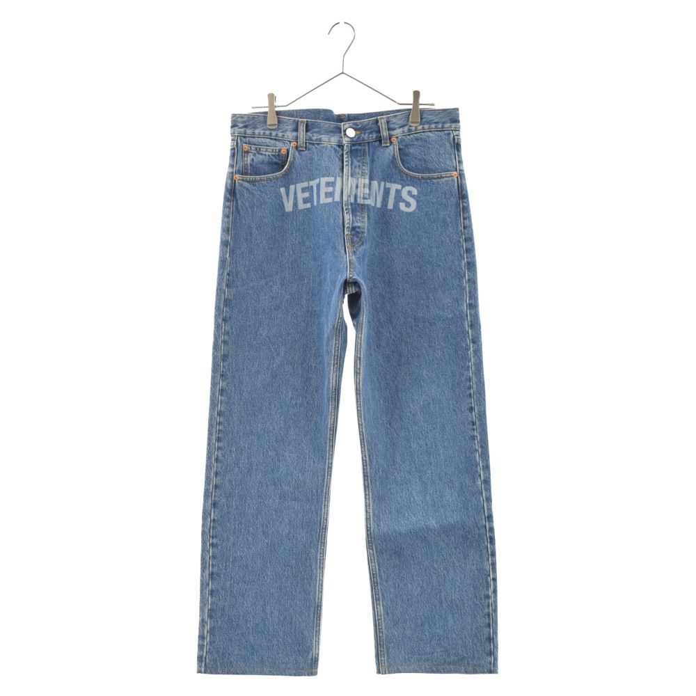 VETEMENTS (ヴェトモン) 20AW Laser Jean Washed Pants フロントロゴ ...