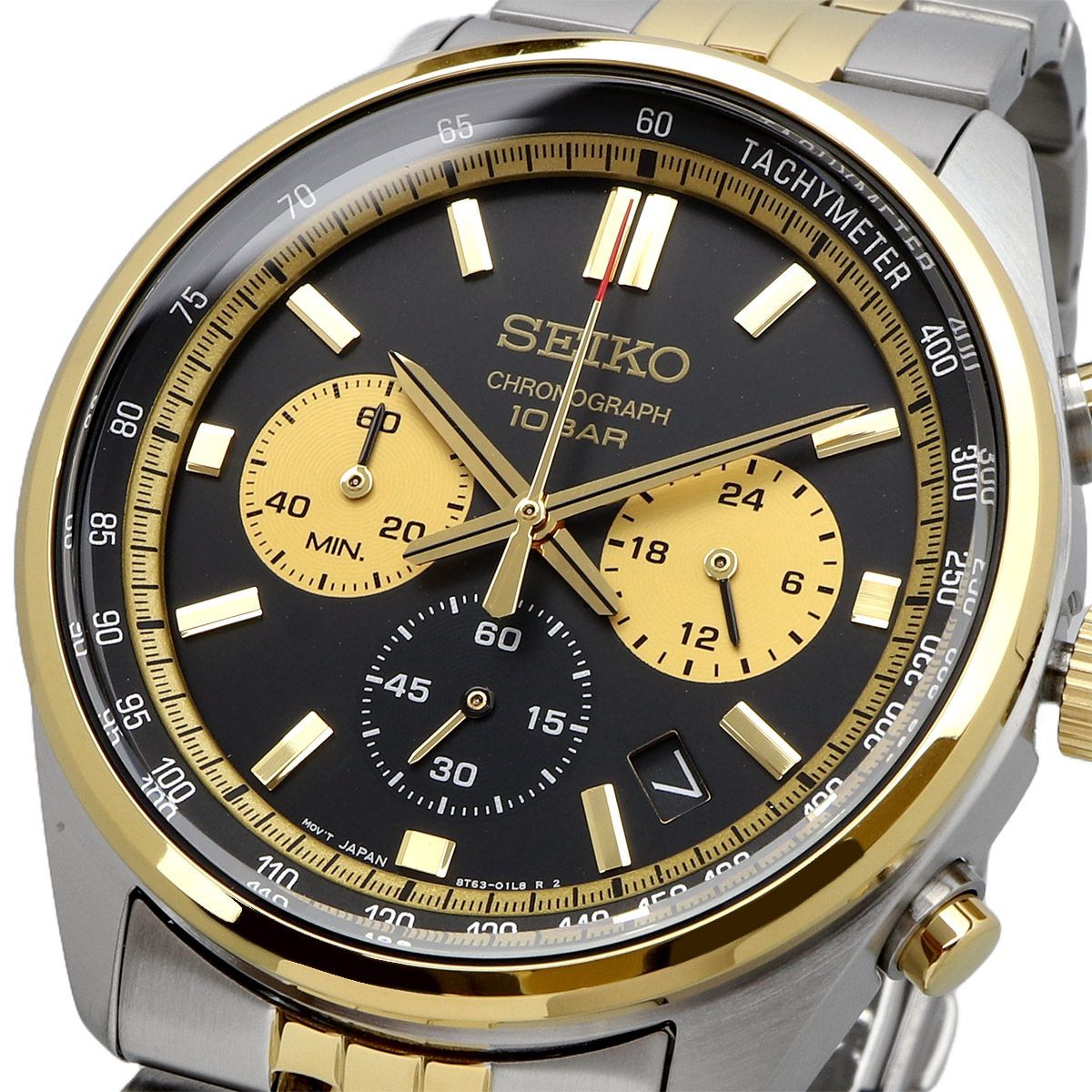 新品 未使用 時計 SEIKO 腕時計 セイコー クロノグラフ タキメーター 