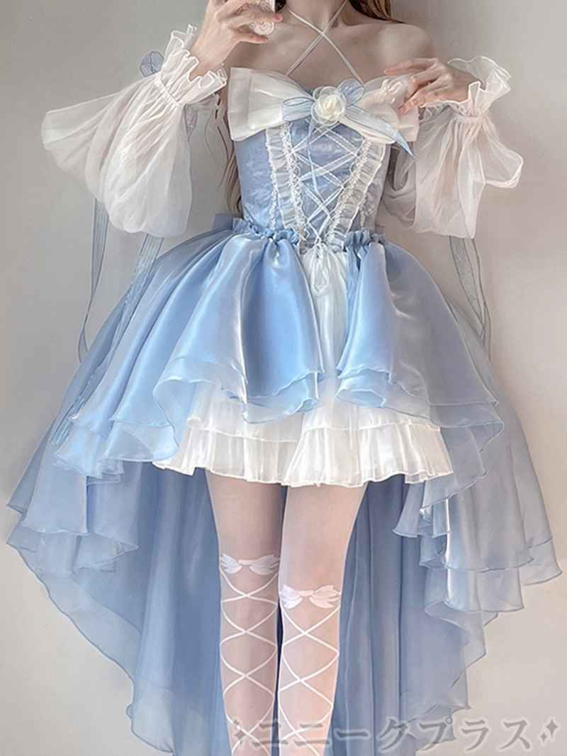 ワンピース ロリータ Lolita ロリータ服 衣装 洋服 ゴシック ゴスロリ プリンセス お嬢様 レディース 主婦 OL ワンピース ジャンパースカート パーティードレス デート イベント yanbo01