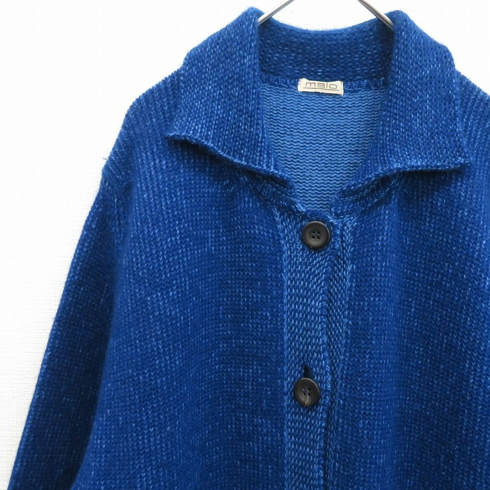 マーロ malo イタリア製 カシミヤ ニット カーディガン ロング 