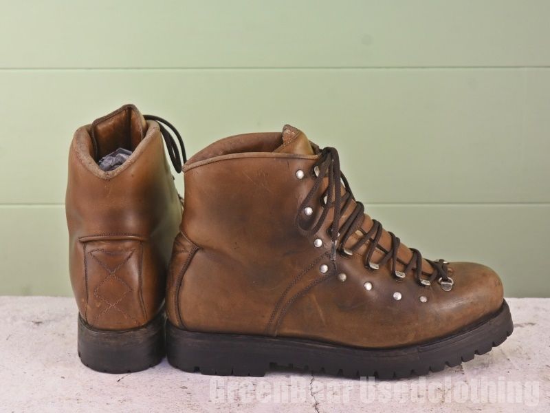 ビンテージ St Moritz トレッキングブーツ 良い味 茶 ブラウン メンズ 7 25cm Z286 ビンテージ St Moritz トレッキングブーツ 良い味 茶 ブラウン