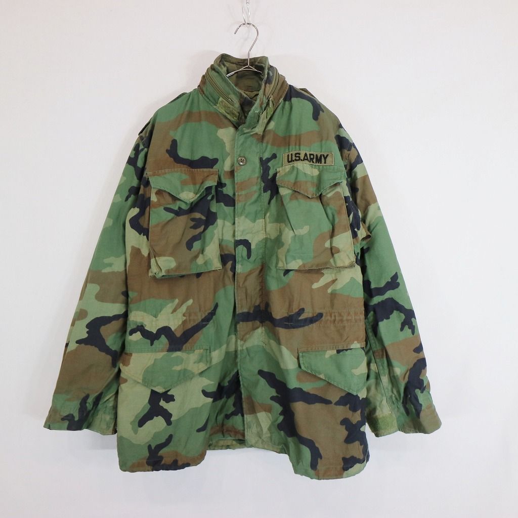 米軍実物 80年代 M65 3rd ウッドランド フィールドジャケット S-S 迷彩版です！【アメリカの軍服】M65フィールドジャケット（4th