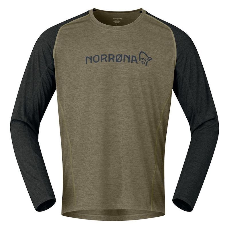 NORRONA ノローナ SS25 fjora equaliser lightweight Long Sleeve メンズ Olive Night Lサイズ