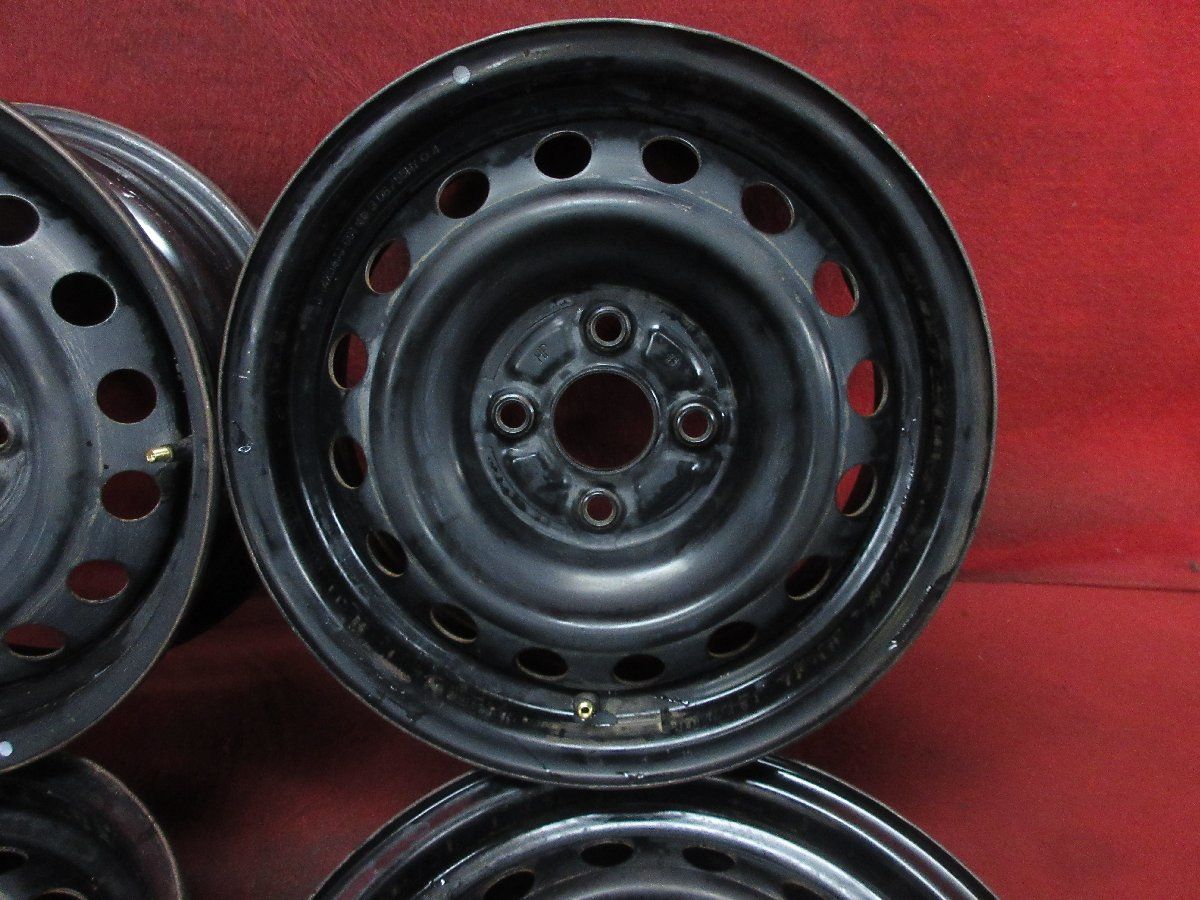 スチール ホイール 4本 トヨタ シエンタ 純正 14×5.5J 4穴100 +
