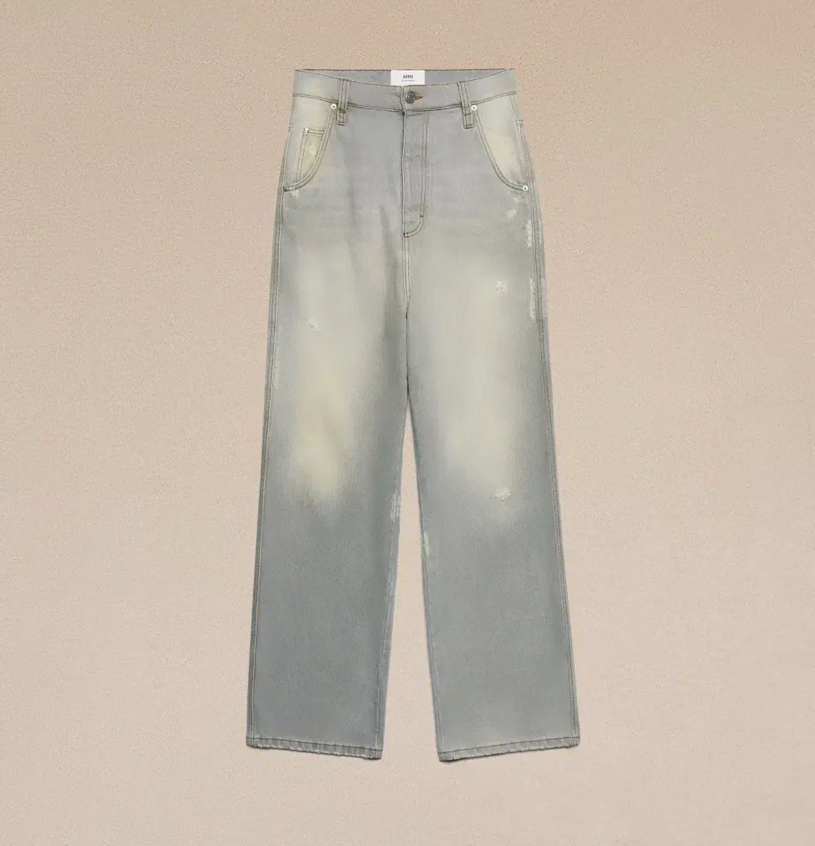 SALE【AMI】バギーフィット ジーンズ 30 ami(アミ) バギー フィット デニム ジーンズ ヴィンテージ