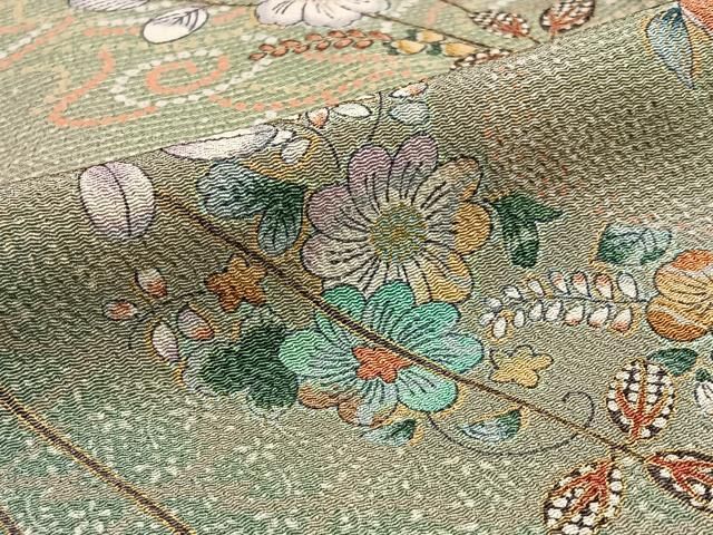 平和屋着物□上質な小紋 辻が花 手描き 鬼しぼ縮緬 正絹 逸品 平和屋着物□上質な小紋 辻が花 手描き 鬼しぼ縮緬 正絹 逸品