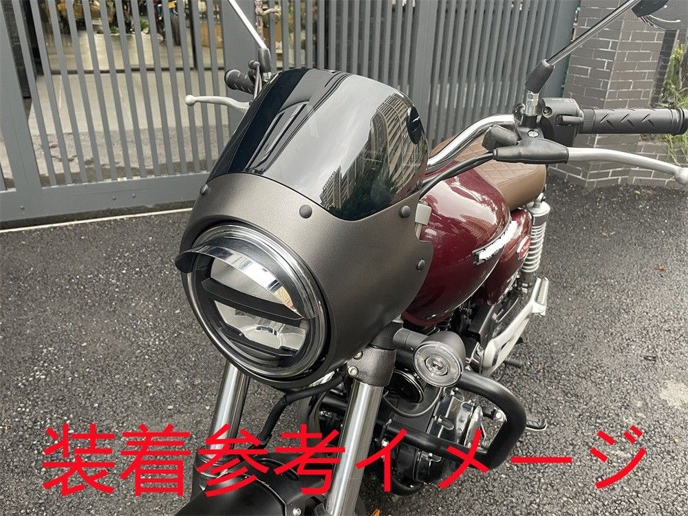 GB350 GB350S gb350 2021 以降 ヘッドライトカウル 灰艶なしX