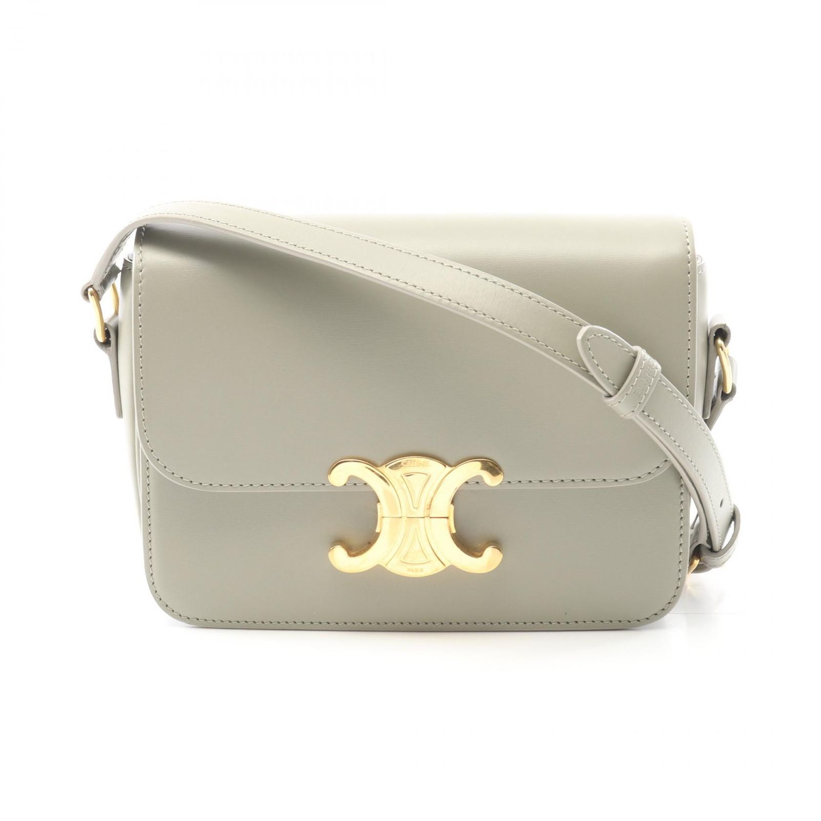 セリーヌ CELINE ショルダーバッグ ティーン トリオンフ グレー
