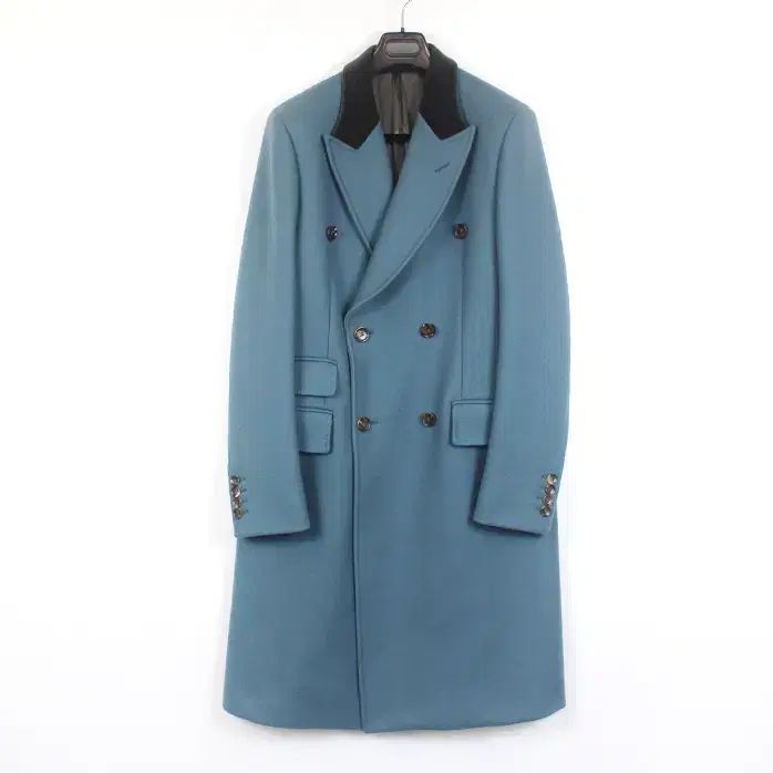 品 GUCCI グッチ ペルシャブルー メンズ ロング コート 48 サイズ 326103