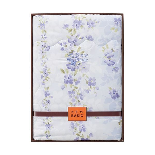 ニューベーシック ウォッシャブル肌掛けふとん ブルー 140×190cm B1137537