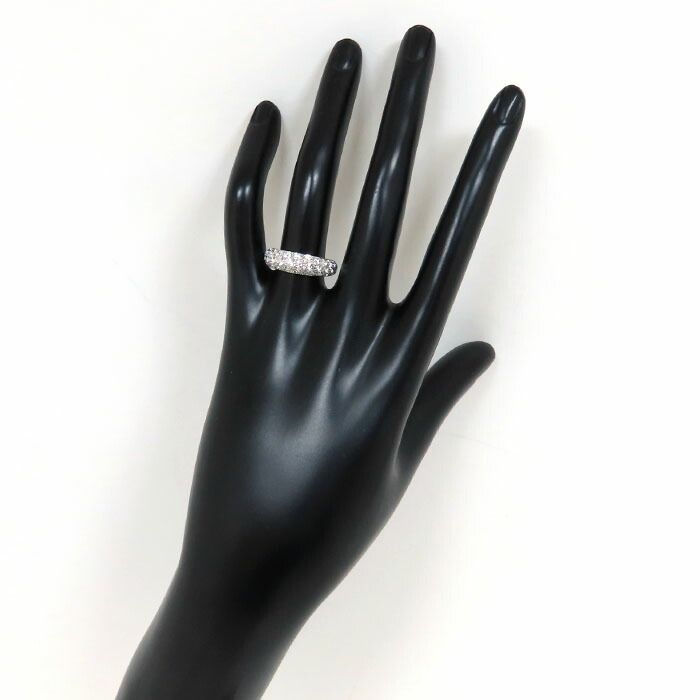 GIMEL ギメル デザイン パヴェ ダイヤ リング Pt950 プラチナ