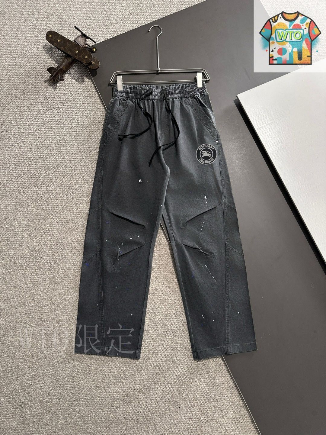 新品未使用 Burberry 25SS パンツ 今日特価】Burberry 2025 SS Elastic Pants バーバリー 2025 春