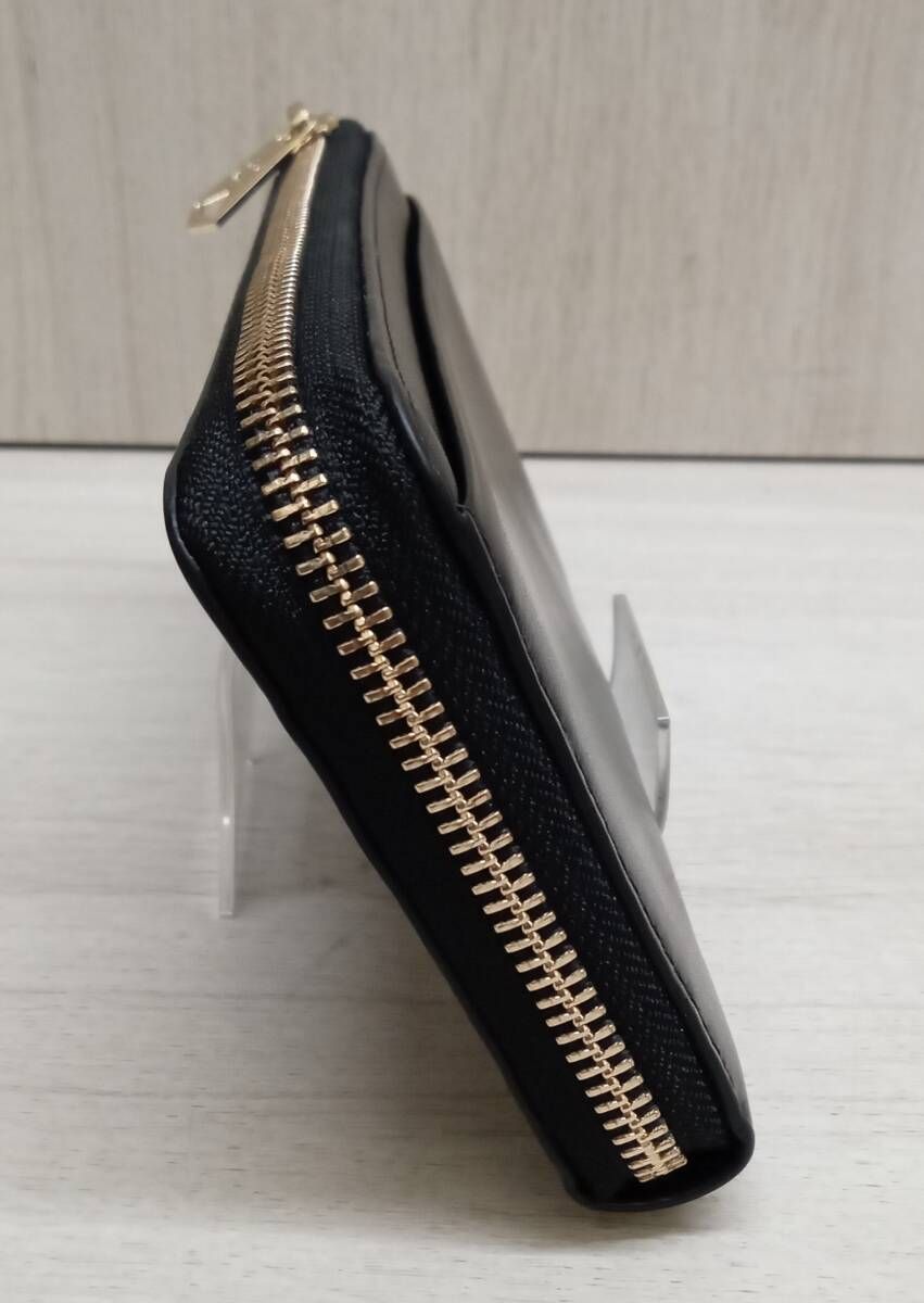 PAUL SMITH|ポールスミス|長財布|BPS847|ブライトストライプトリム|ブラック