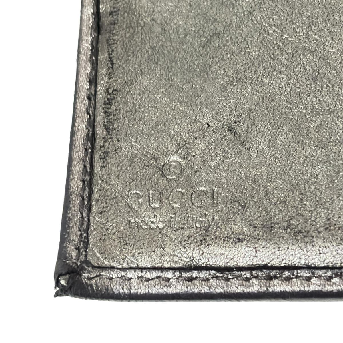ブッチページ♡ GUCCI(グッチ) Wホック財布 ブロンディ 162759 黒 レザー - メルカリ
