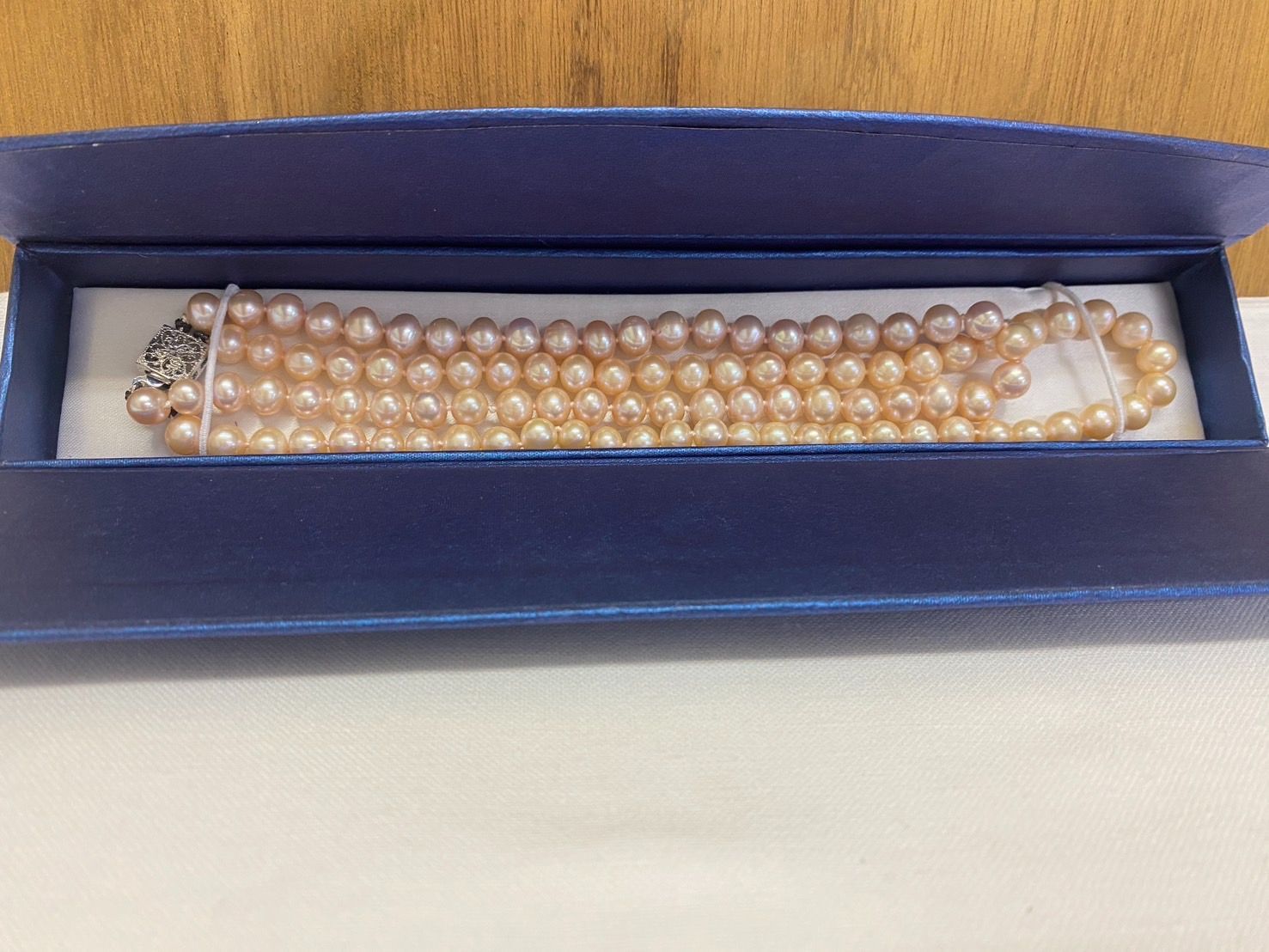 ヴィンテージアクセサリー ネックレス 真珠 二重タイプ