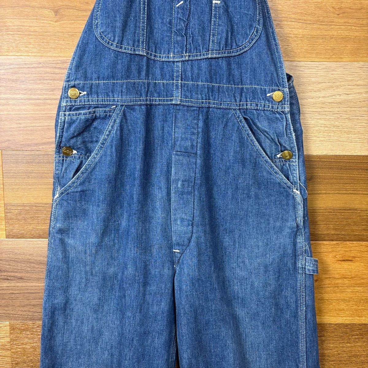 70s lee vintage オーバーオール デニム 古着 usa製 古着 70s USA製 Lee Jelt Denim 真紺 ジェルト デニム