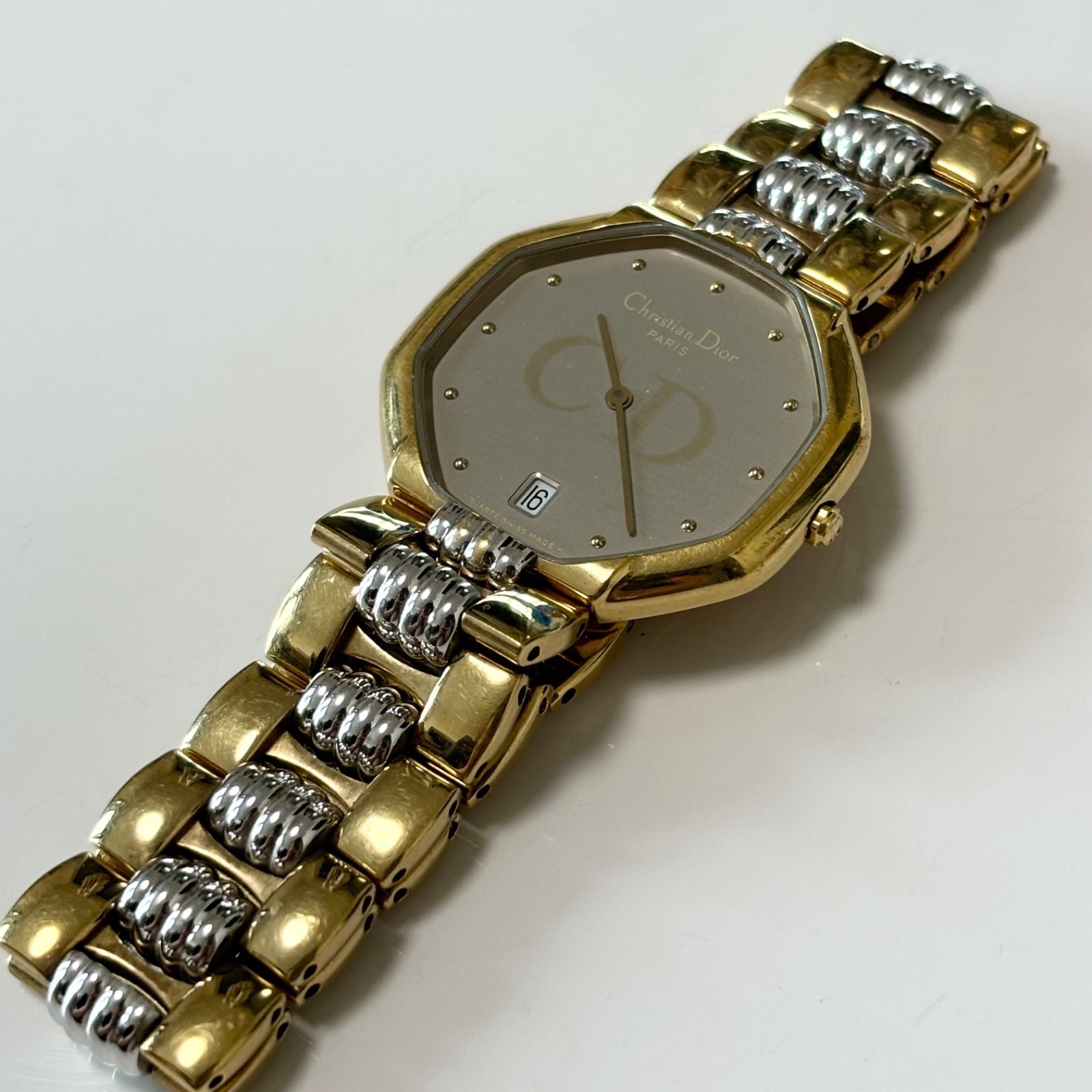 ディオール Christian Dior オクタゴン クォーツ 腕時計