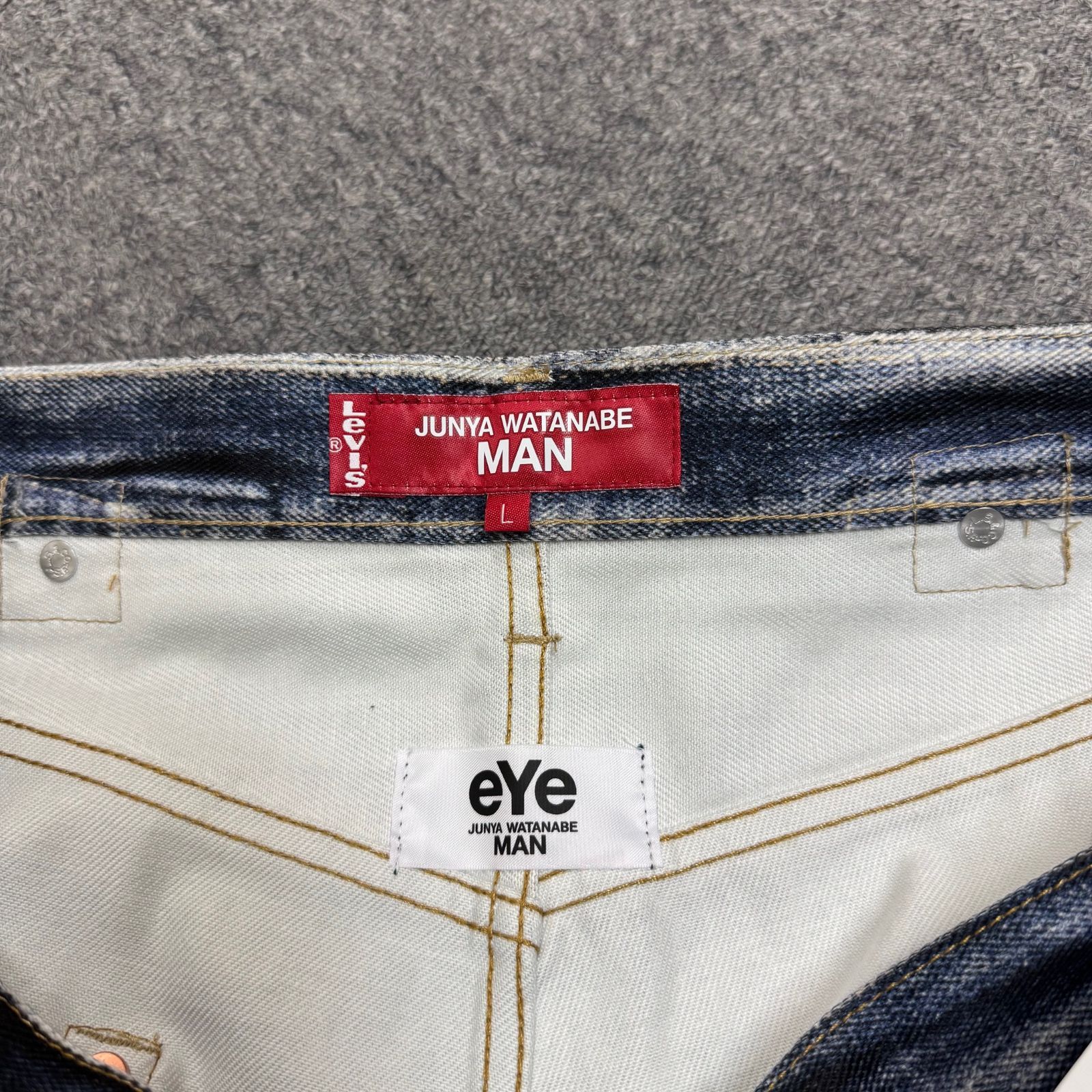 参考上代77000円 未使用品 eYe JUNYAWATANABE MAN 25SS ×Levi's