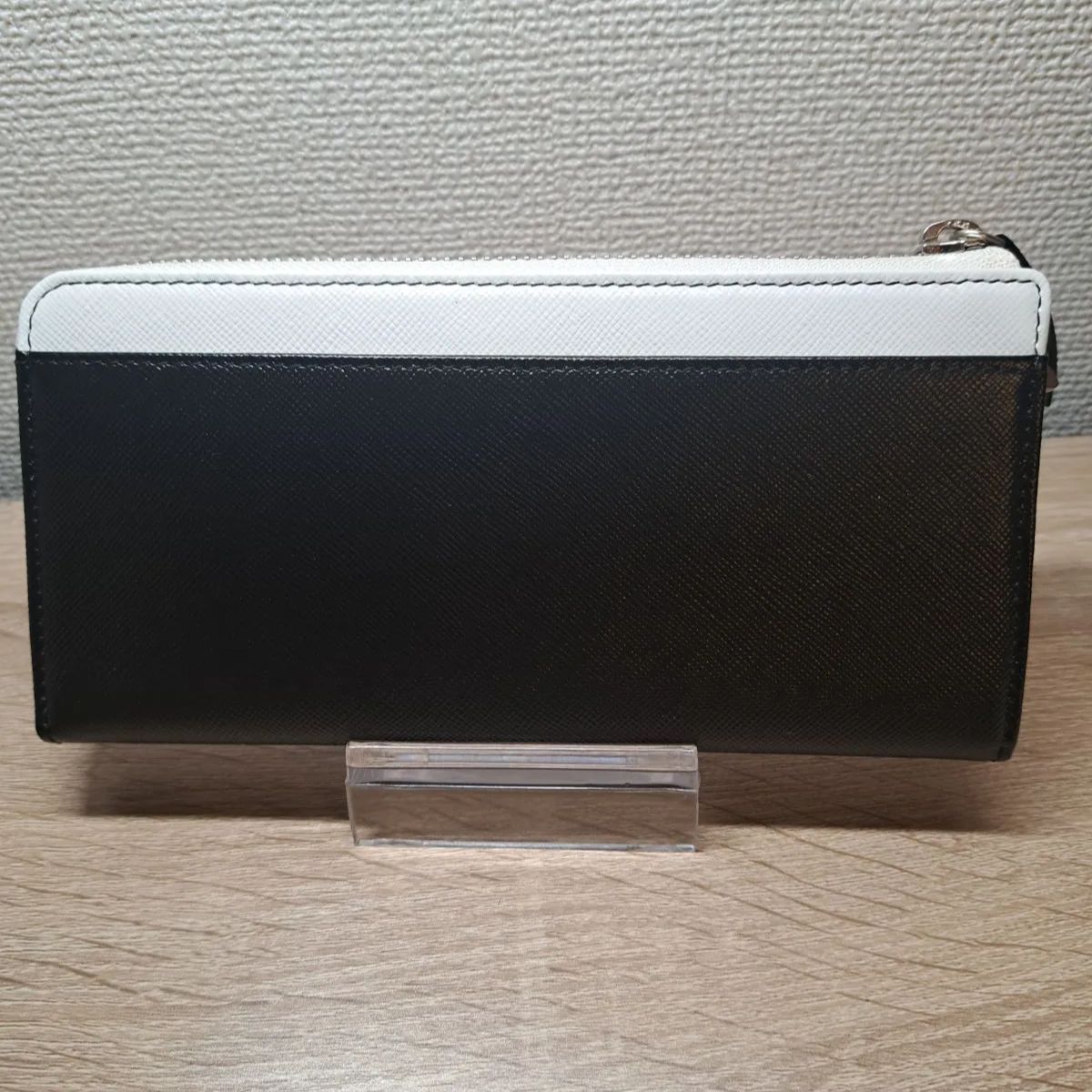 サマンサタバサプチチョイス 長財布 シルバーリボン L字ファスナー 