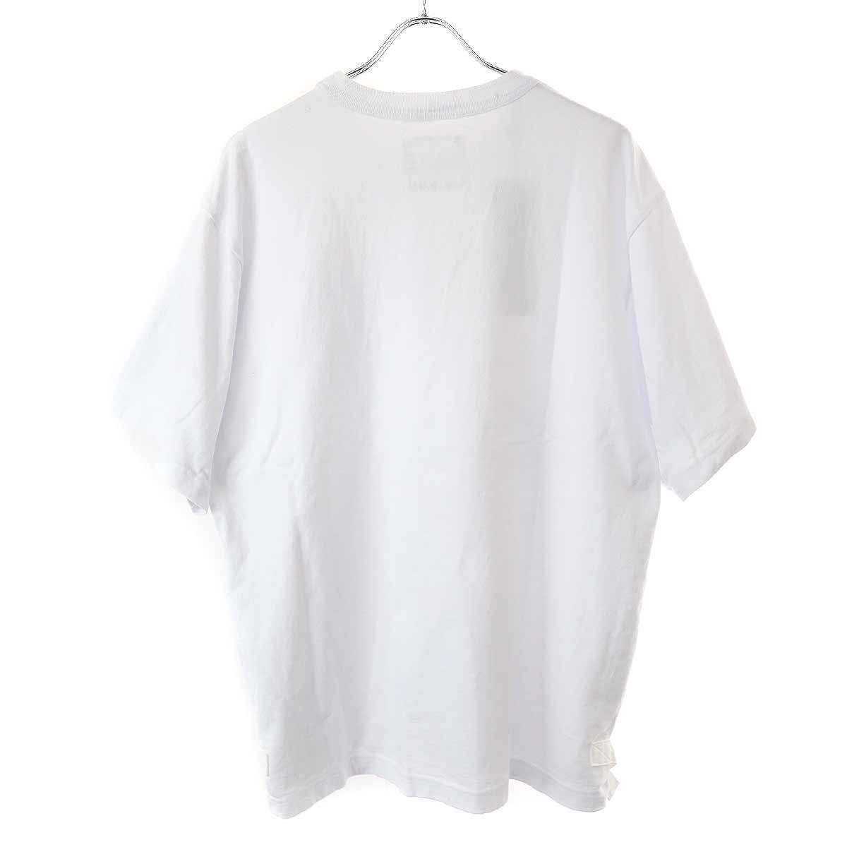 sacai サカイ 23SS Cotton Jersey T-shirt ポケットTシャツ ホワイト 4 23-03061M