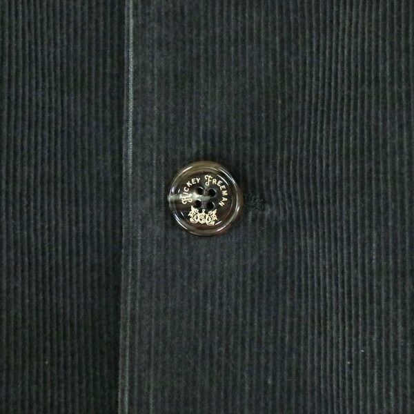 75 OFF ヒッキーフリーマン Hickey Freeman ジャケット L MJK1582 AB6サイズ ダークグレー メンズ スタンド コットン×ポリエステル×ウール×ポリウレタン コーデュロイ 秋冬 062-11F KANDAIZUMI_COM