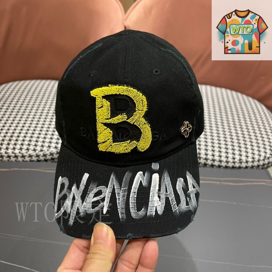 BALENCIAGA バレンシアガ　ベースボールキャップ　帽子　L 未使用 BALENCIAGA [新品] バレンシアガ キャップ ベースボール ロゴ