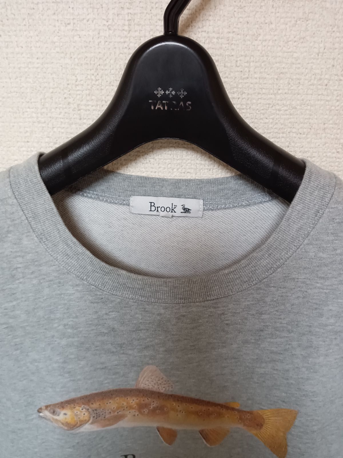 brook魚スウェット Brookブルックスウェットトレーナートラウト魚フィッシング