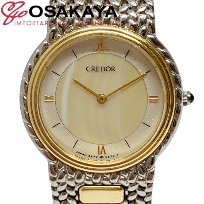 美品✨　クレドール　腕時計 レディース 18金 18KTゴールド ダイヤ　10P 美品✨ クレドール 腕時計 レディース 18金 18KTゴールド ダイヤ 10P