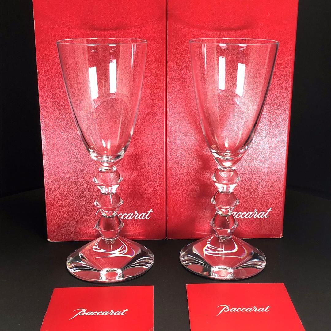 き Baccarat バカラ ベガ ペアワイングラス クリスタルグラス クリア BC343