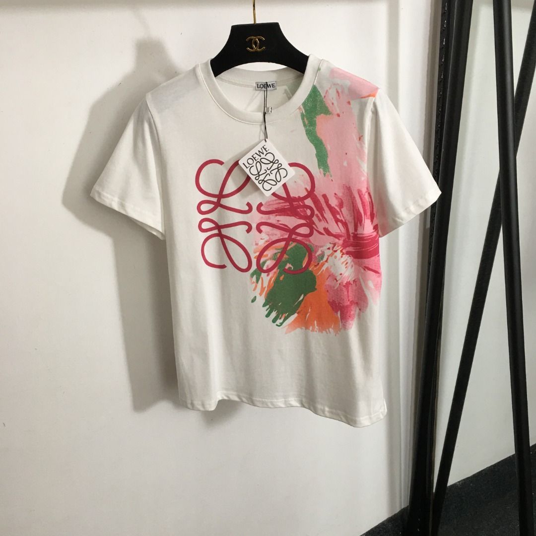 極美品 LOEWE ロエベ 半袖 tシャツ 黒/白 - メルカリ