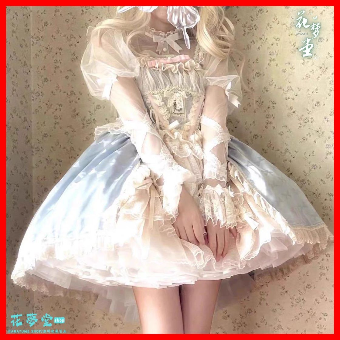 ロリータワンピースドレス感満載♪女子会にぴったり お出かけにも