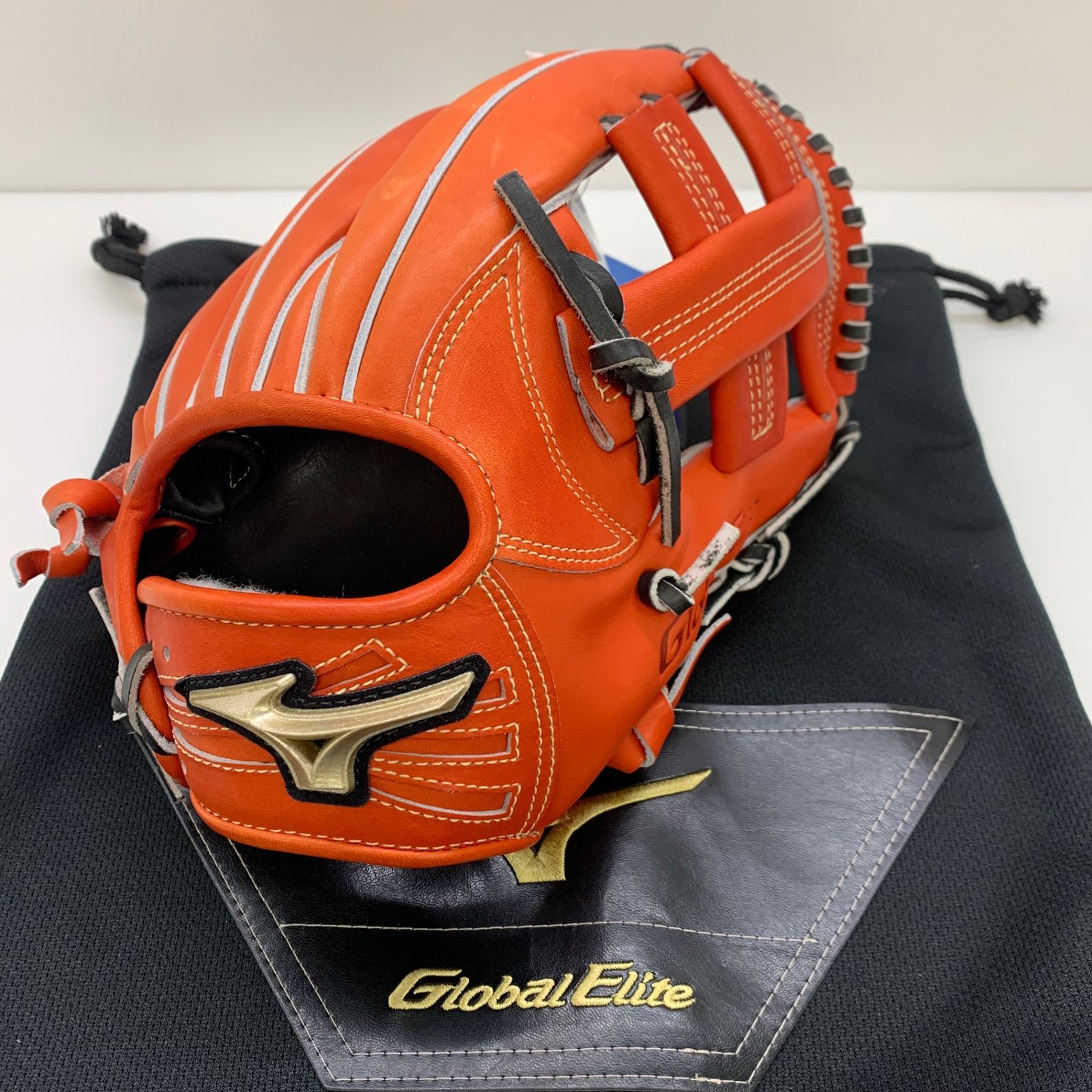 ミズノ MIZUNO グローバルエリート 硬式 大人 一般 内野手用 グローブ グラブ 右投げ 1AJGH26423 グローブ袋付き 野球 6668